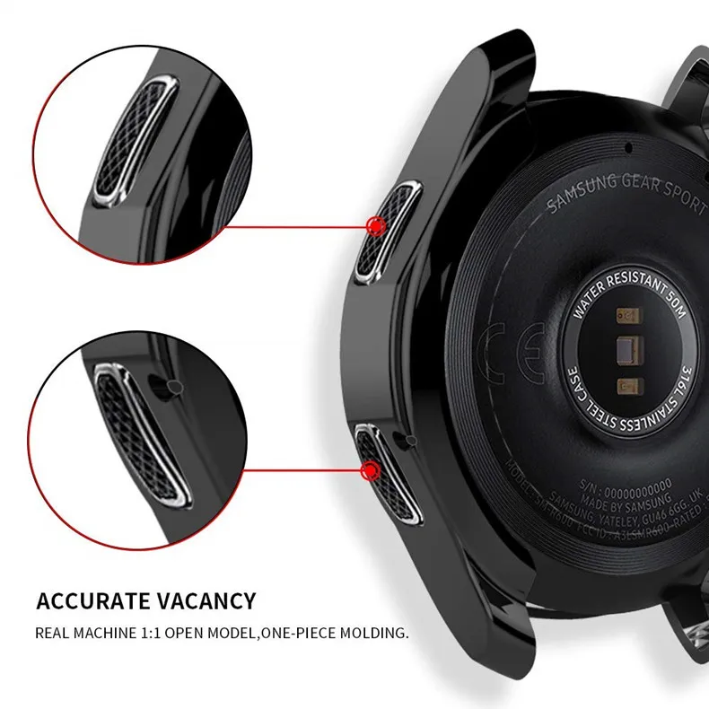 Чехол для samsung Galaxy часы 46 мм 42 мм/Шестерни S3 frontier общего назначения бампер Смарт-часы аксессуары Защитная крышка