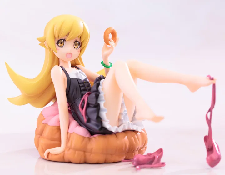 13 см Monogatari Nisemonogatari Oshino Shinobu фигурка ПВХ Коллекция Модель игрушки brinquedos Для Рождественский подарок