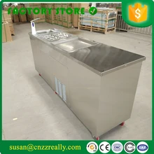 water sink fried ice cream machine small fridge and closet fried ice cream roller for sale