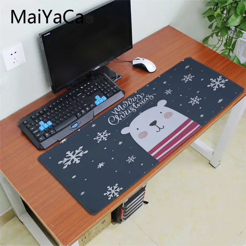 Lock Edge 30x60cm Коврик для мыши Maiyaca с рисунком полярного медведя коврик для мыши игровой коврик для мыши Аниме Коврик для мыши xl скорость клавиатуры коврик для мыши ноутбук Laptop персональный компьютер Настольный коврик - Цвет: Lock Edge 30x60cm