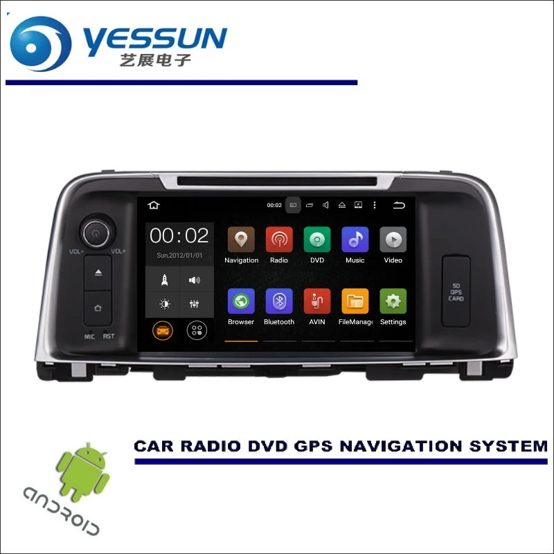 

YESSUN Wince / Android Car Multimedia Navigation System For Kia K5 / Optima 2016~2017 CD DVD GPS Player Navi Radio Stereo Screen