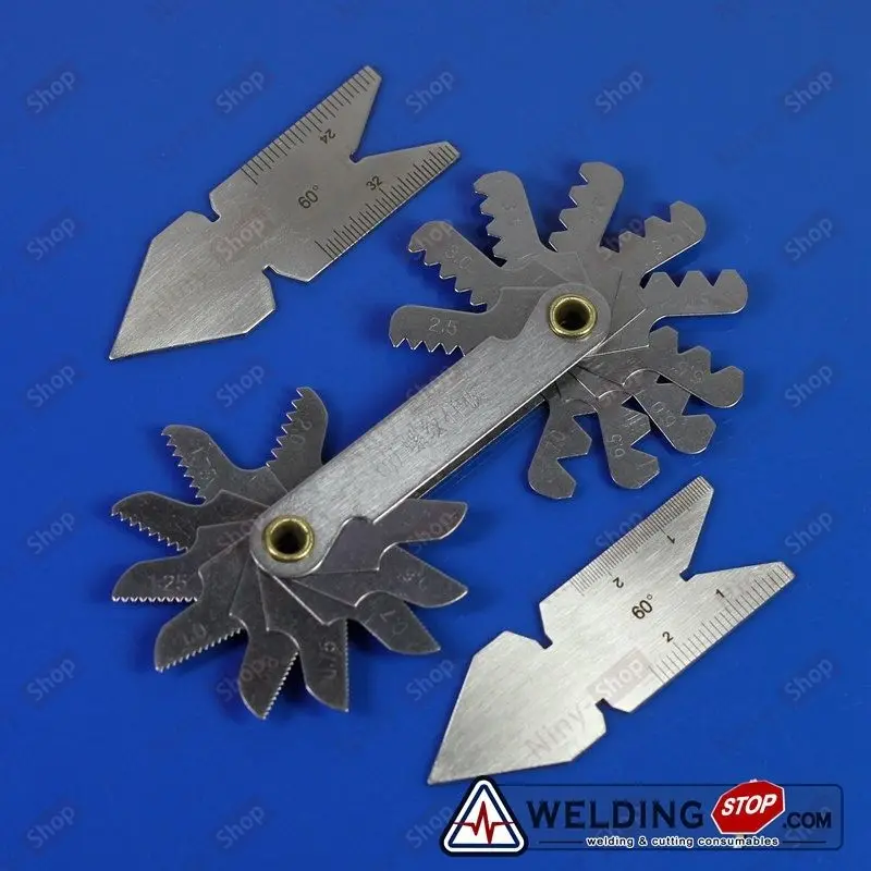 Screw Thread Pitch Cutting Gauge Tool Set 3pcs Center Gage 60 Inch
