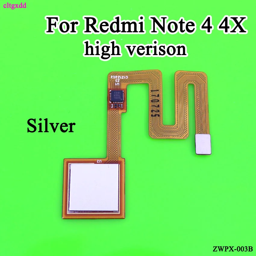Cltgxdd для Redmi Note4 сканер отпечатков пальцев гибкий кабель Разъем Xiaomi Note 4X 4