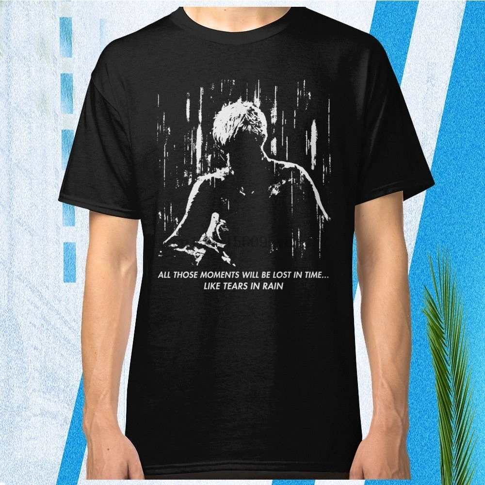 

Blade Runner Tears in Rain New T-Shirt Men's Black T Shirt