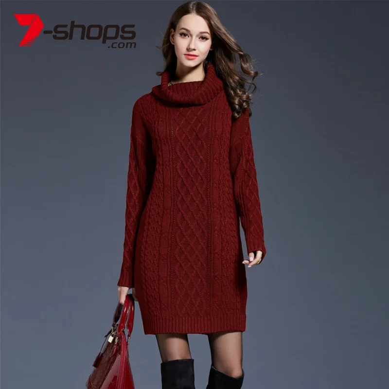 

Ccibuy11 Female Winter Sweater Pullover Long Sleeves Bodycon Turtleneck Mini Women Jumper Dresses knitted Striped Female dress