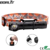 BORUiT T6 LED Powerful Headlamp 1000LM 4-Mode Headlight Rechargeable Waterproof Head Torch with Magnet for Camping Hunting ► Photo 1/6