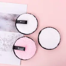 QIAOYAN спонж для очищения макияжа лица мягкий толстый плюш для снятия макияжа очищающий коврик для лица моющийся многоразовый аксессуар для ухода за кожей