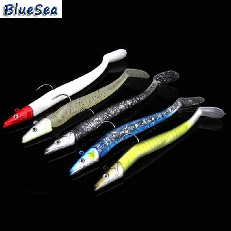 

BlueSea 5pcs/bag Lead Jig Head Single Hook Soft Fishing Lure Wobber Bait Sinking Jigging Lead Head Fishing Lures