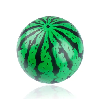 

1PC Green Watermelon Design Toy Ball Children Kid Outdoor Swimming Pool Beach Ball Toy Portable Soft Inflatable Ball Toy