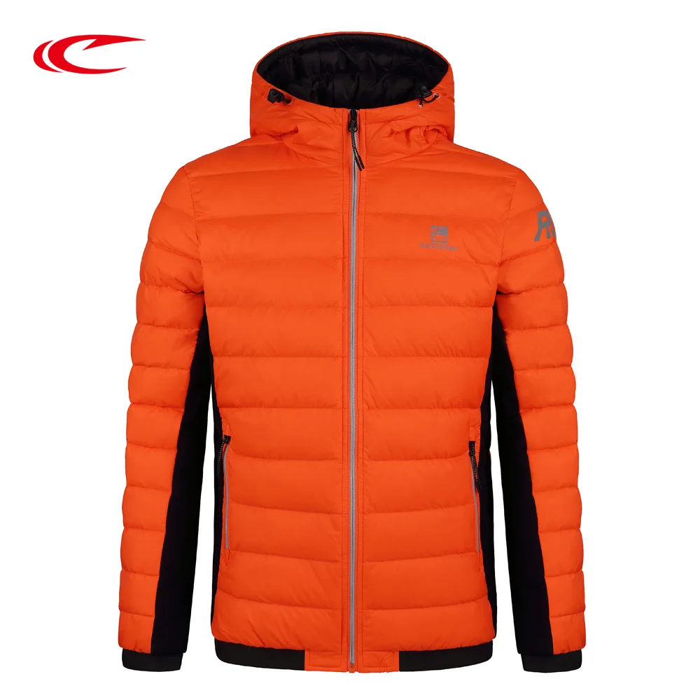 

SAIQI Hiking Duck Down Jacket For Men Light Camping Coat Male Waterproof Short Parkas Male Brand Outerwear Men's Running Jacket