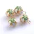 30pcs/lot Colorful Jingle Bells Gold Plated Flower Shaped for Party Christmas Decoration Handmade Accessories 14mm CP0584 11
