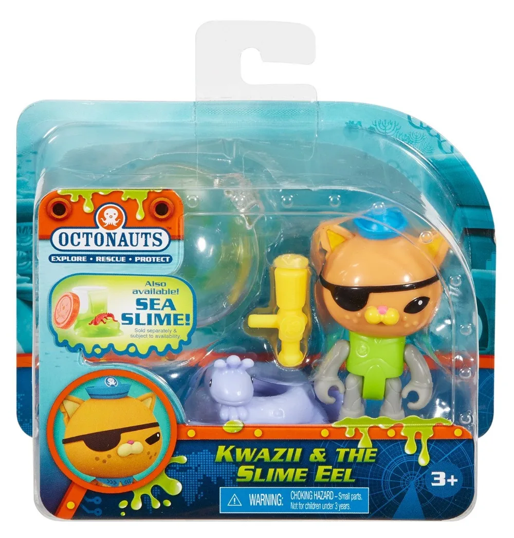 original Octonauts action figures Kwazii the Slime EEL child Toys 6 8cm