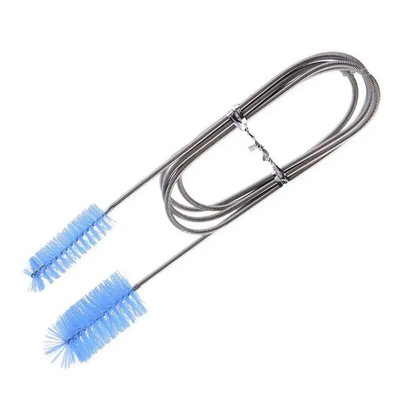 1 Packs Aquarium Brush Cleaner Double Head Fish Tank Brush Flexible