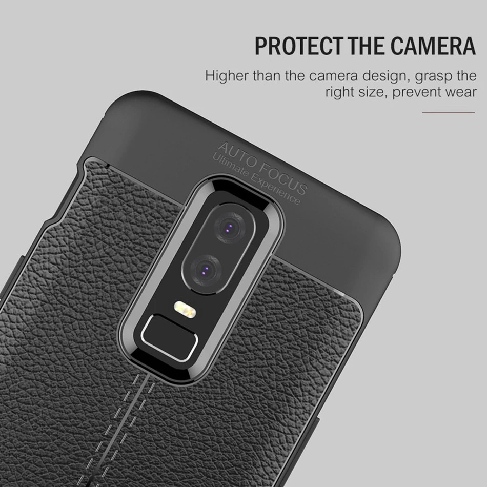 REAOOM Luxury Litchi Patterned Case for Oneplus 5T 3T Cover Full Protected Coque for Oneplus 3 5 6 Soft TPU Business Phone Cover  (6)