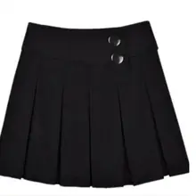 Новая осенне-зимняя женская шерстяная короткая юбка в складку юбка тонкая универсальная повседневная юбка юбки женские