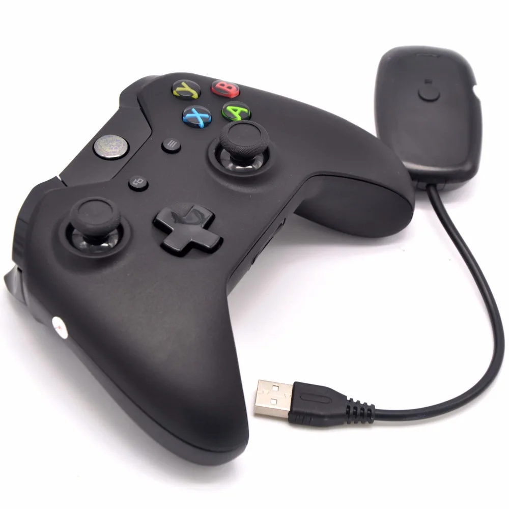 Новый 2 4 GHz беспроводной контроллер для Microsoft XBOX ONE Геймпад + приемник адаптер Windows