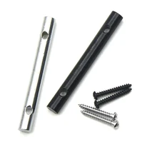 Родина черный/серебристый металл Электрический фиксатор струн для гитары бар с 2 Монтажный винт гитары Запчасти и аксессуары