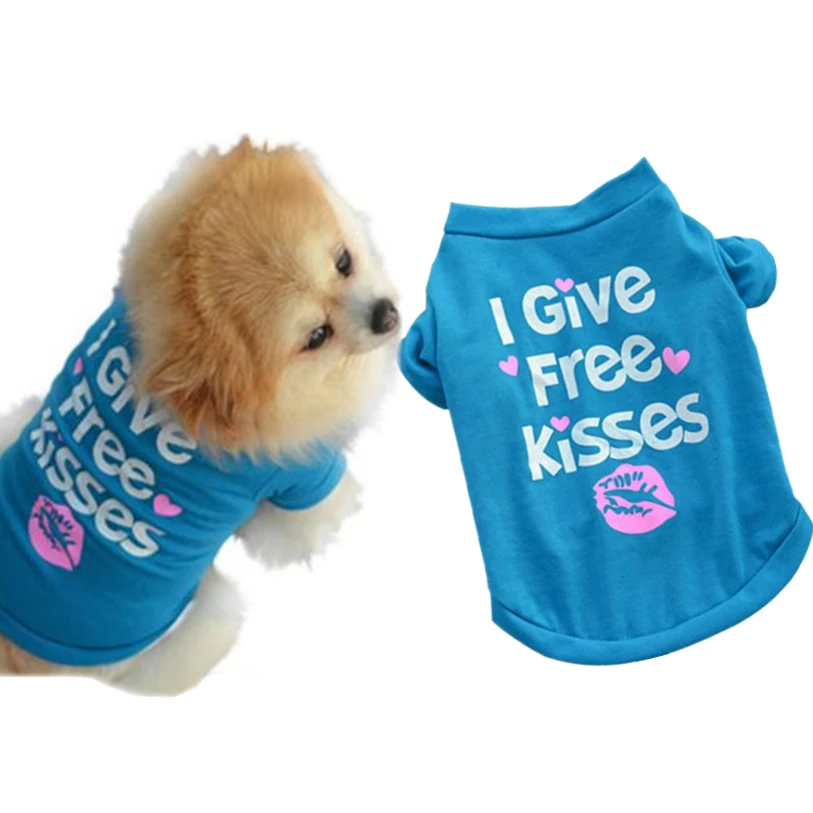 Pet Puppy Summer Shirt Small Dog Cat Pet Clothes Vest T Shirt Cheap XS