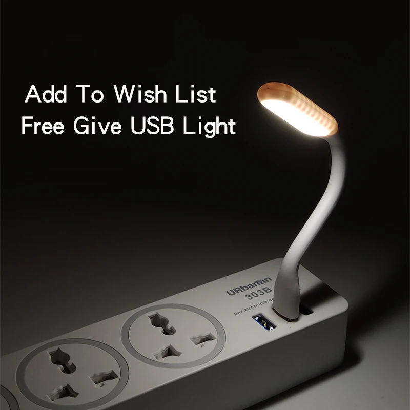 Удлиненный USB удлинитель для электроники универсальная розетка умного дома