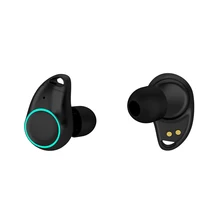 Беспроводные наушники i7 Bluetooth наушники с зарядным устройством коробка для Iphone и Andriods черный