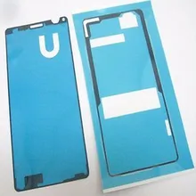 10sets high quality battery Cover Adhesive front sticker & LCD Screen glue For Sony Xperia Z3 compact z3 mini D5803 D5833