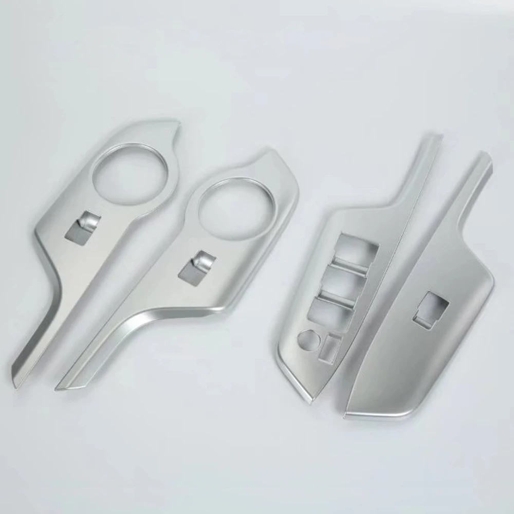 

For Toyota CHR C-HR 2016 2017 2018 ABS Matte Interior Door Armrest Window Lift Switch Buttons Cover Trim Auto Inner Accessories