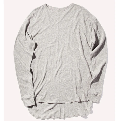 new fashino hip hop font b men b font s extended curved hem before long after