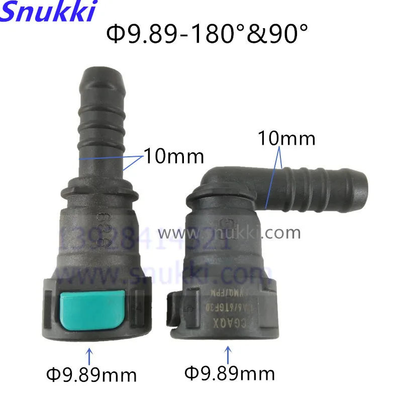 9.89mm auto Fuel line quick connector gasoline fuel filter female