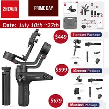 Zhiyun Weebill LAB 3-осевой ручной карданный стабилизатор для беззеркальной камеры sony A7R3 A7S2 A7M3 A6300 A6500 Lumix GH5 PK Crane 3