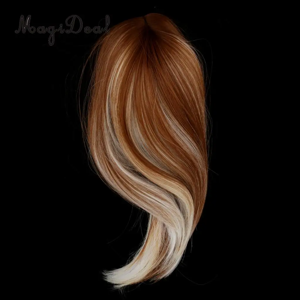 MagiDeal Fashion 28cm High-Temperature Wire Hair Doll Wig for Hair Salon 18 Inch   Dolls DIY Making Accessories Gift