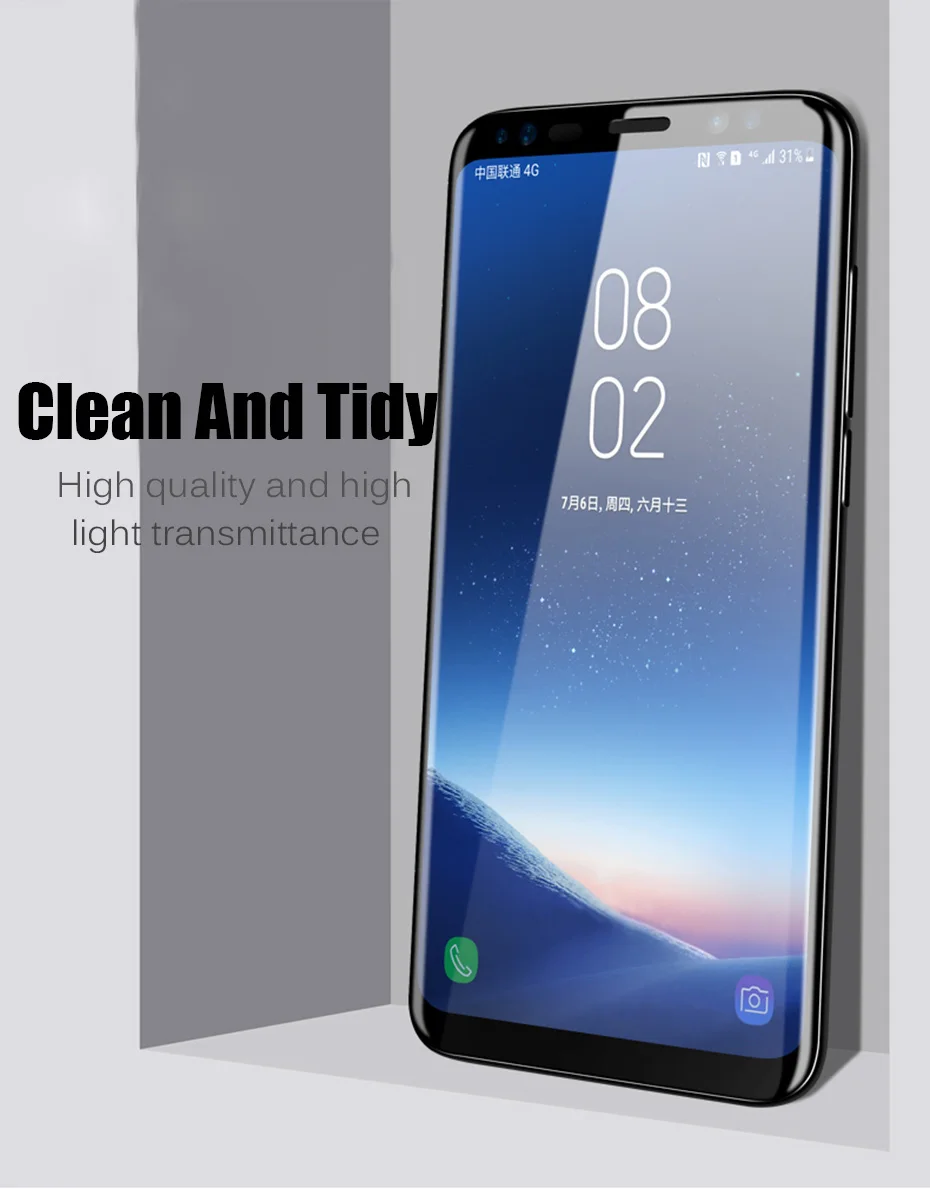 MOUSEMI 3D Tempered Glass For Samsung S8 S9 Screen Protector Film Full Cover 3D Curved Glass S9 On For Samsung Galaxy S9 S8 Plus (9)