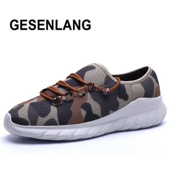 

Men's Camouflage Big Size Sport Running Shoes Gym Trainers Breathable Light Sneakers Non-Skid Outdoor Training Walking Shoes New