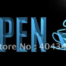 LK799-открытая кофейная чашка кафе чай светодиодный неоновый свет знак