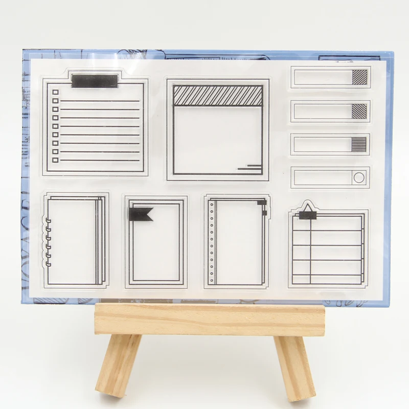 

ZFPARTY Sticky Note Transparent Clear Silicone Stamp/Seal for DIY scrapbooking/photo album Decorative Card Making