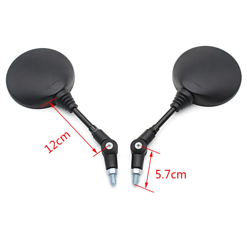 ROAOPP Motorcycle Mirror 22MM Handle Bar End Mirrors For Yamaha Suzuki Ducati Kawasaki BMW Buell KTM Dual Sport Dirt Bikes ATV