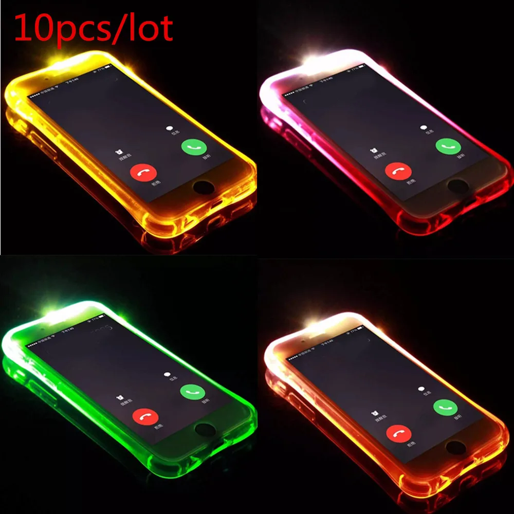 bilder für 10 stücke Fall Für iPhone 5 s 6 s 5 6 s 7 Plus TPU Fall FÜHRTE Flash Light Up Erinnern Eingehenden Anruf Abdeckung Fall für iPhone 7 plus 6 6 s 5 5 s bilder für 10 stücke Fall Für iPhone 5 s 6 s 5 6 s 7 Plus TPU Fall FÜHRTE Flash Light Up Erinnern Eingehenden Anruf Abdeckung Fall für iPhone 7 plus 6 6 s 5 5 s