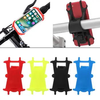

Baby Stroller Accessories Silicone Phone Holder for Bicycle Motorcycle Universal Stroller GPS Mount Bracket