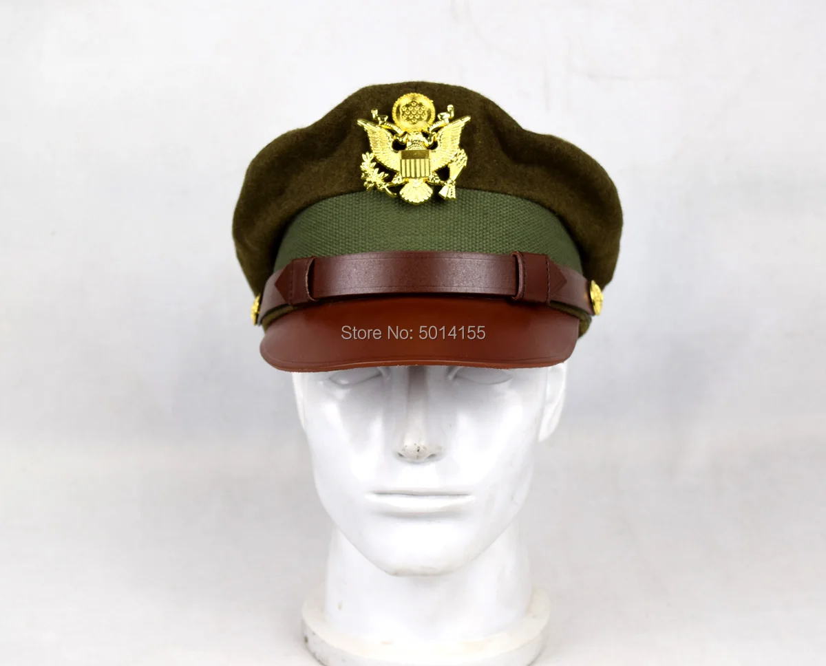 Replica US Army Air Force AAF Cushion Pilot Officer Crusher Cap size 60cm