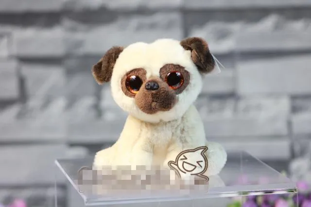 Cute Original Eyes Pug Dog Soft Stuff Animal Plush Toy Doll Soft Stuff Animal Plush Toy Doll