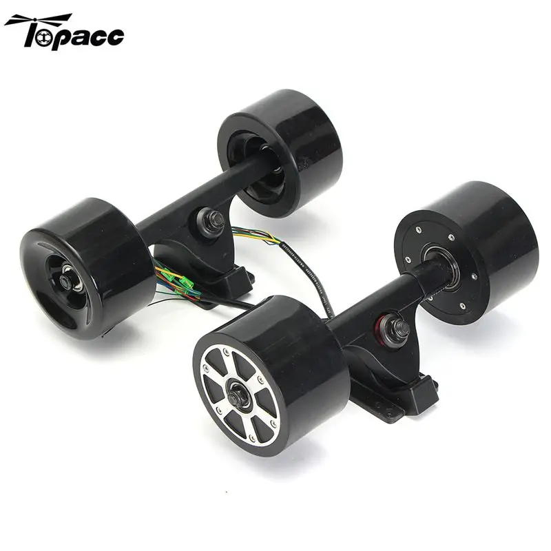 24V 42V 550W 70KV Electric Longboard Skateboard Brushless 90mm Dual