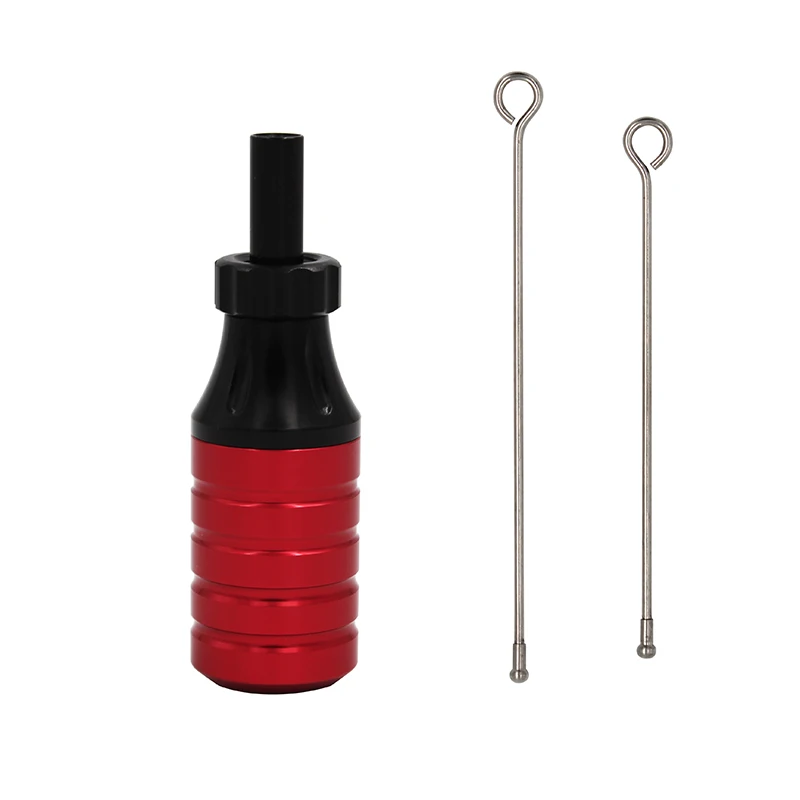 

One Adjustable 25MM Cartridge Tattoo Grip Tube For Cartridge Needle Tip Supply TCG05-RD Red#