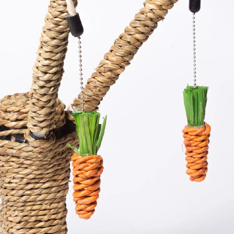 Cat Toy Interactive Tree Tower Shelves Climbing Frame Cat Scratching Post Sisal Rope With Cat Tooth Cleaning Chew Radish