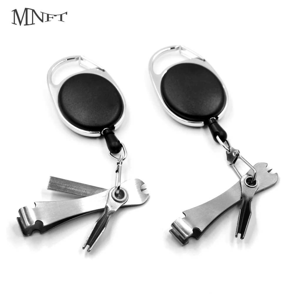 MNFT outil de pêche rapide noeud attachant 4 en 1 ligne de mouche tondeuses avec Zinger rétracteur Combo accessoires de pêche à la mouche|De Pêche Outils| - AliExpress