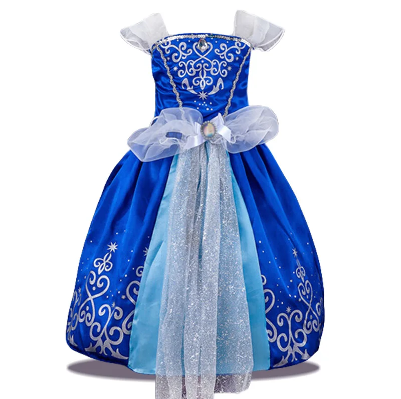 Платье Белоснежки для девочек, платье принцессы, детские рождественские праздничные платья для костюмированной вечеринки, одежда для девочек 3, 6, 7, 8, 9, 10 лет