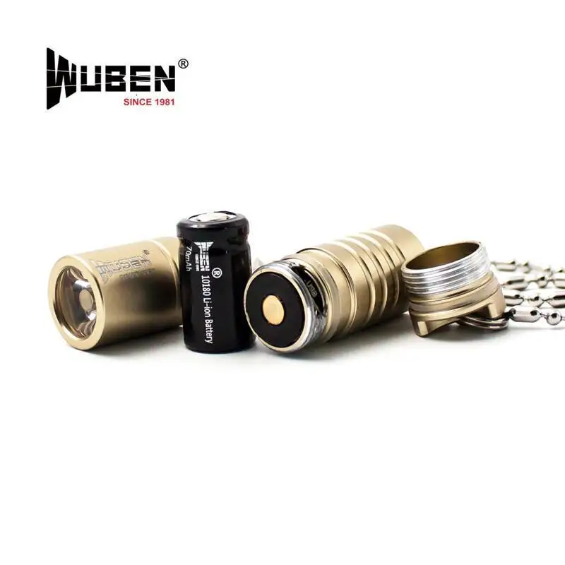 Wuben G342 мини 10180 батарея фонарик CREE XP G2 max 130 люмен USB Перезаряжаемый EDC Самозащита