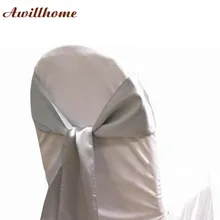 100 шт. свадебные стул створки крышки стула группа створки чехлы на стулья для свадеб Серебряное кресло группы