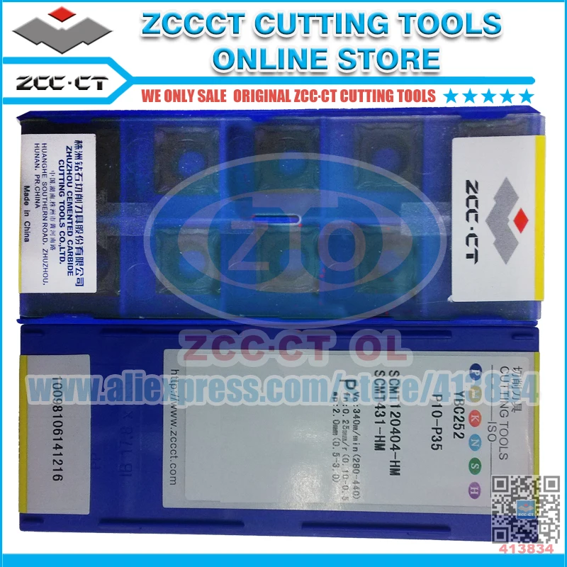 

10pcs ZCC SCMT120404-HM YBC252 SCMT 120404 HM SCMT12 SCMT1204 ZCC.CT Cemented Carbide CNC Cutting Tools Turning Inserts