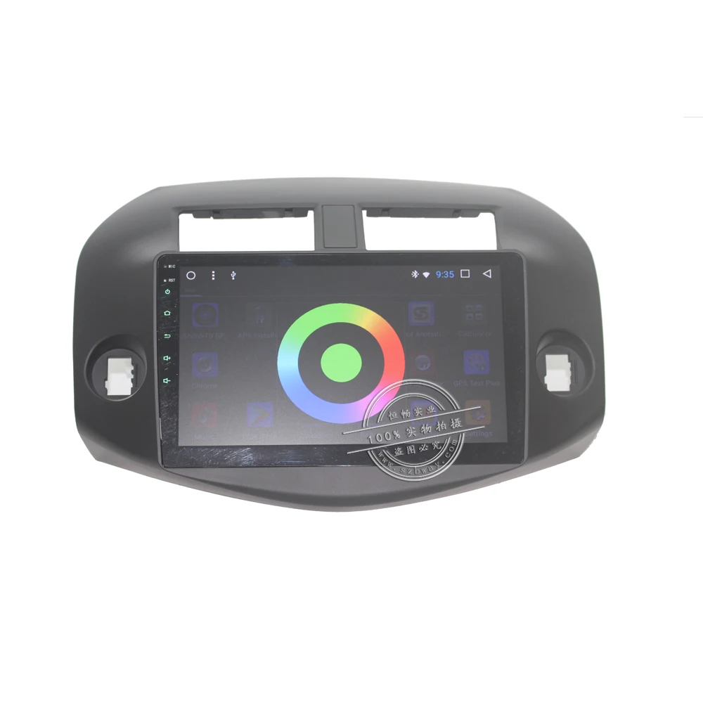 Sale HANGXIAN 10.1" Android 8.1 Octa 8 Core 2G RAM 32G ROM Car Radio for Toyota RAV4 2007-2011 Car dvd player GPS Navi BT WIFI Map 24