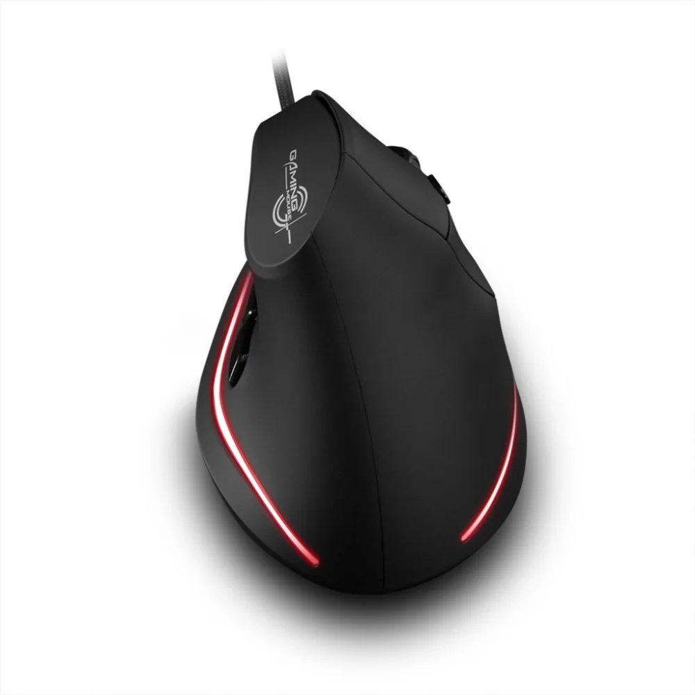

ZelotesT-20 Vertical Wired Mouse USB 3D Gaming Mouse Programmable 6 Buttons Optical LED Mice Desktop PC 3200DPI Adjustment L0118