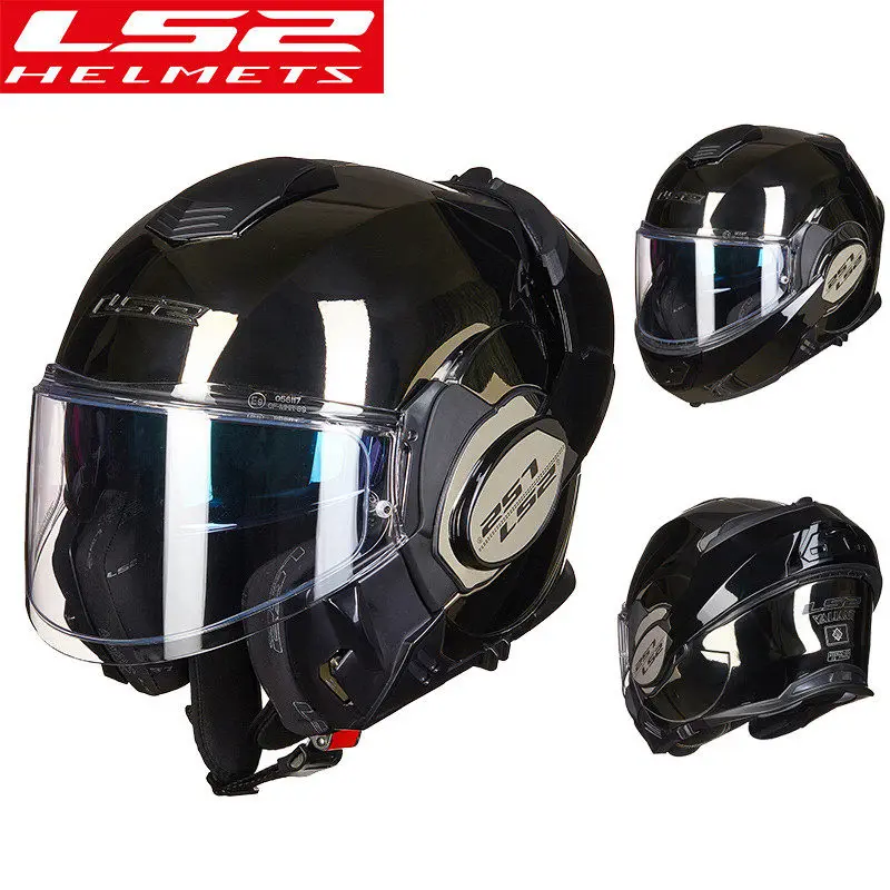 LS2 FF399 Valiant moto cycle Helmet Flip Up Man Woman moto cross Helmet casco moto с анти-туманом Pinlock capacete de moto cicleta - Цвет: 4